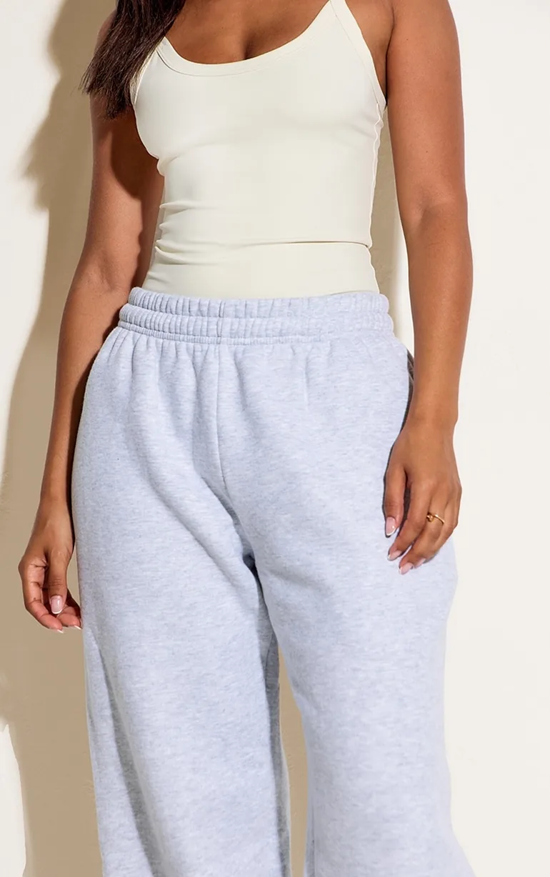 Petite Ash Grey Cuffed Sweatpants - 3