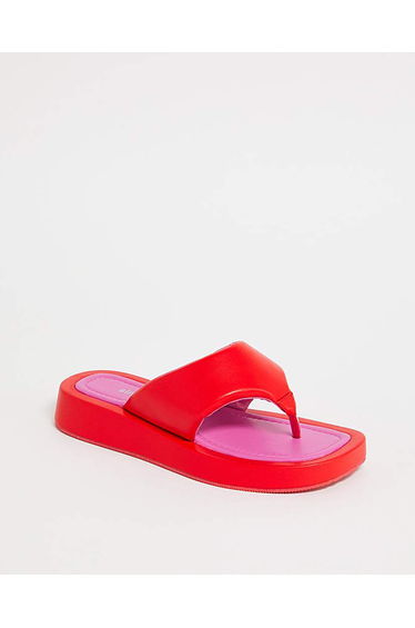 Volume Toe Post Slipper Wide