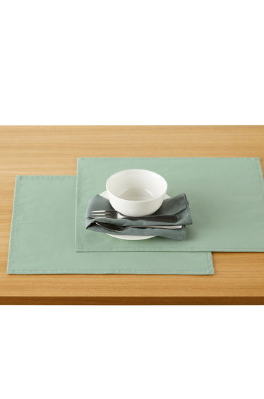 Set of 2 ScÃ©nario Soft Coated Cotton Placemats