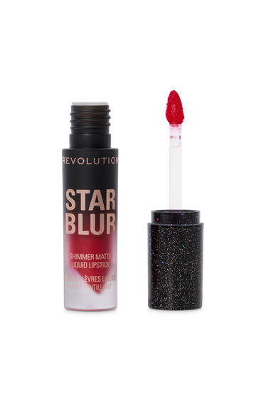 Revolution Star Blur Shimmer Matte Liquid Lip Scarlet Ruby