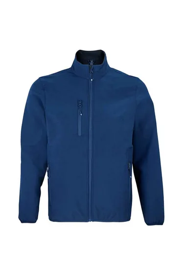 SOLS Mens Falcon Recycled Soft Shell Jacket - Abyss Blue