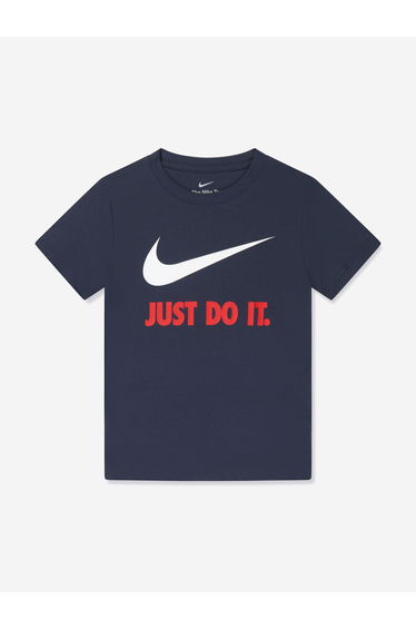 Boys Swoosh JDI T-Shirt in Navy