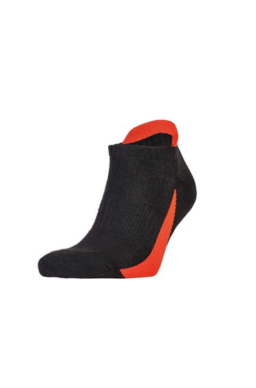Spiro Unisex Adult Sports Socks (Pack of 3) - Black/Red