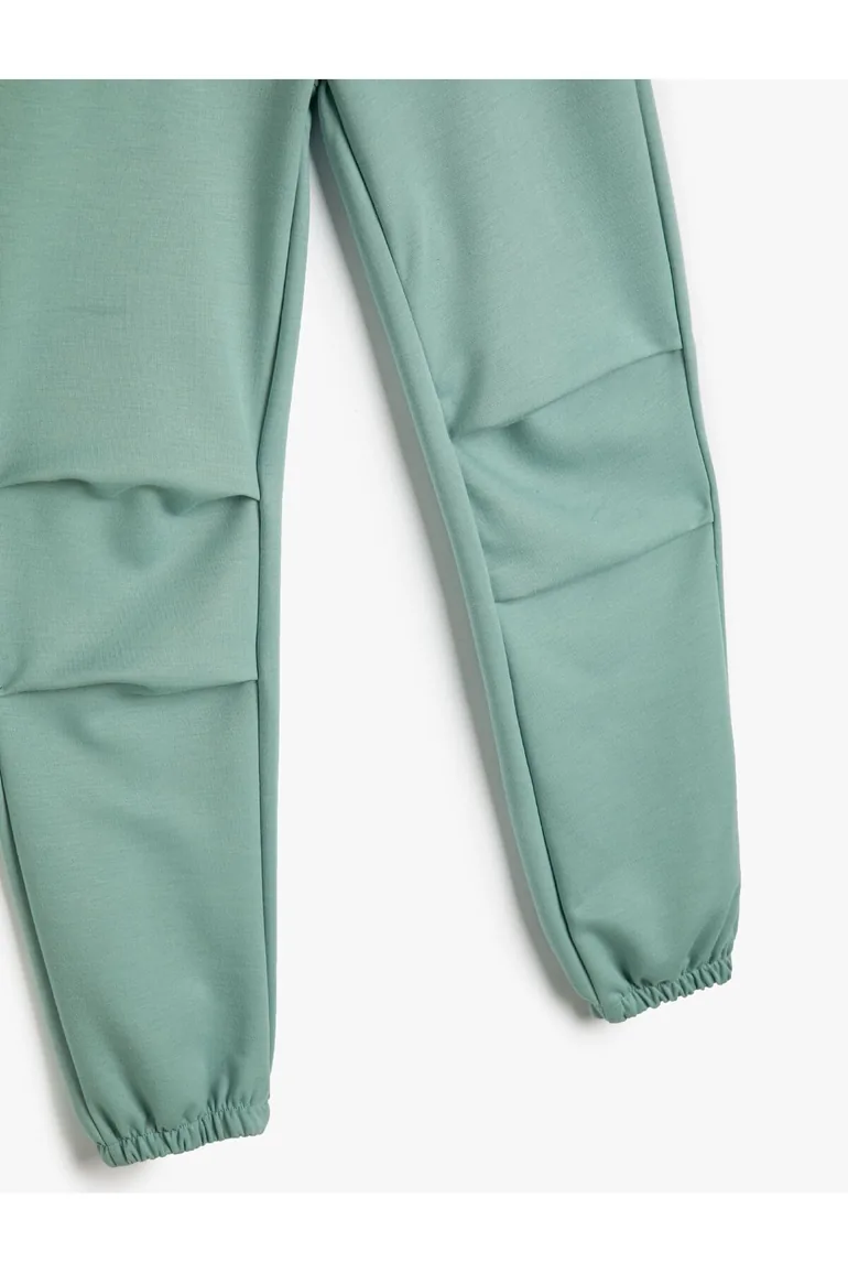 Basic Jogger Sweatpants with Pockets and Tie Waist - 1