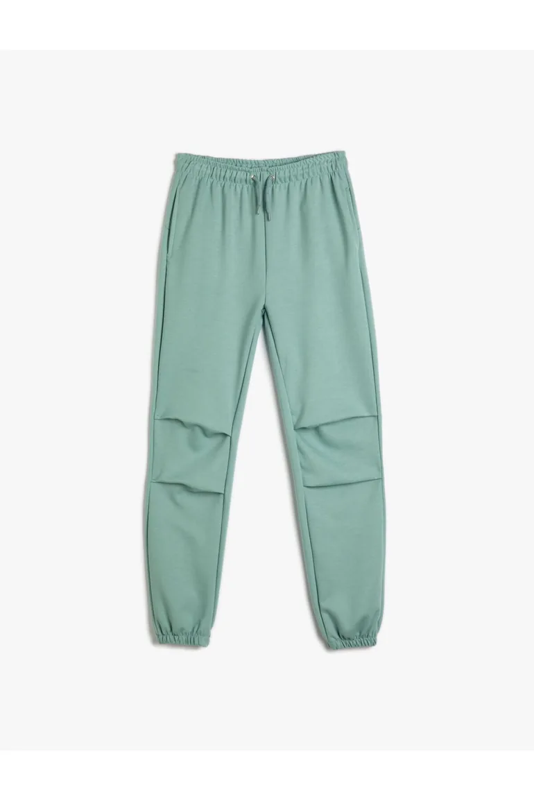 Basic Jogger Sweatpants with Pockets and Tie Waist