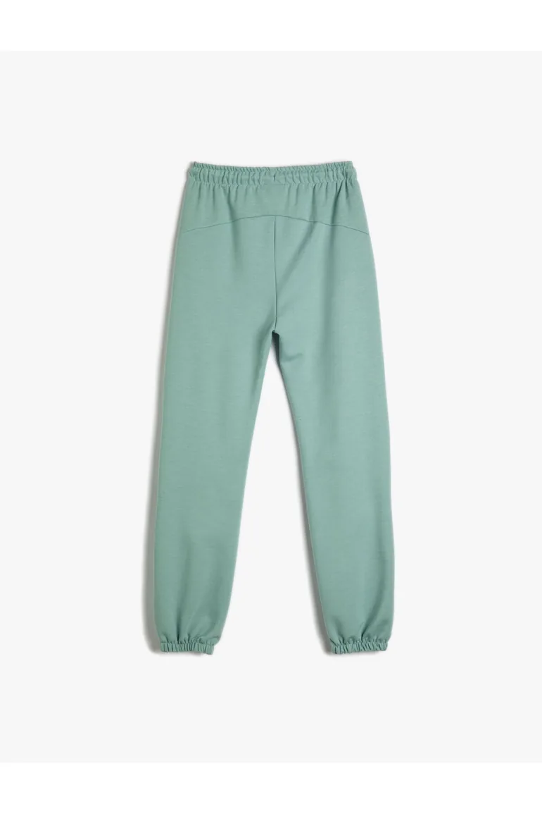 Basic Jogger Sweatpants with Pockets and Tie Waist - 2