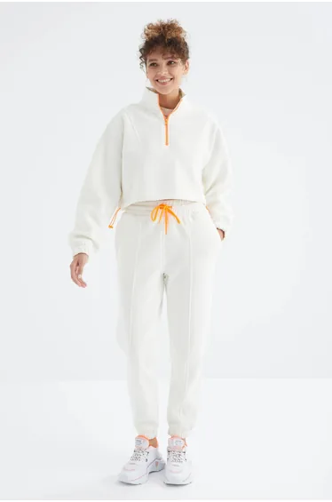 TOMMY Oversized Fleece Sweatshirt And Pants Set