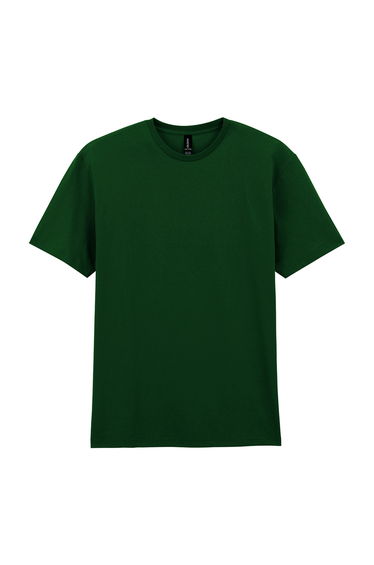 Gildan Mens Plain Lightweight T-Shirt - Forest Green