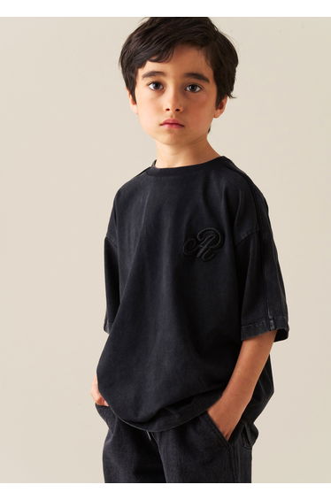 Mylo Acid Washed T-Shirt - Black