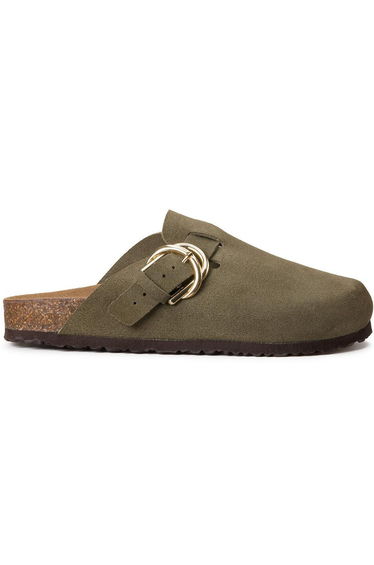 Suede Clog Mules