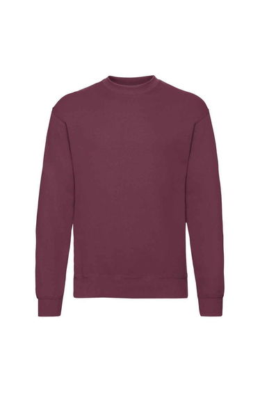 Fruit of the Loom Unisex Adult Classic Drop Shoulder Sweatshirt - Burgundy