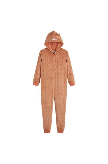 Red Panda Hooded Onesie in Fleece