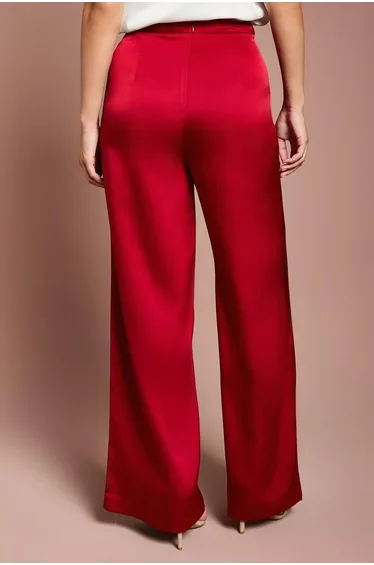 Satin Flare Trouser