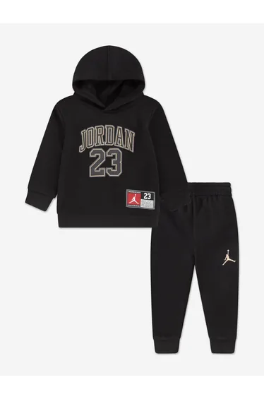 Jordan Kids Jersey Pack PO Tracksuit in Black