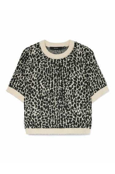 Printed Jumper/Sweater with Short Sleeves