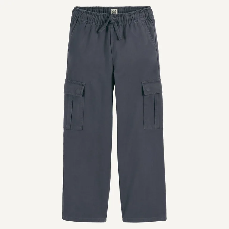 Cargo Trousers with Elasticated Waistband - 2