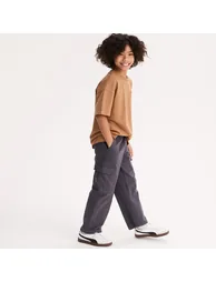 Cargo Trousers with Elasticated Waistband - 1