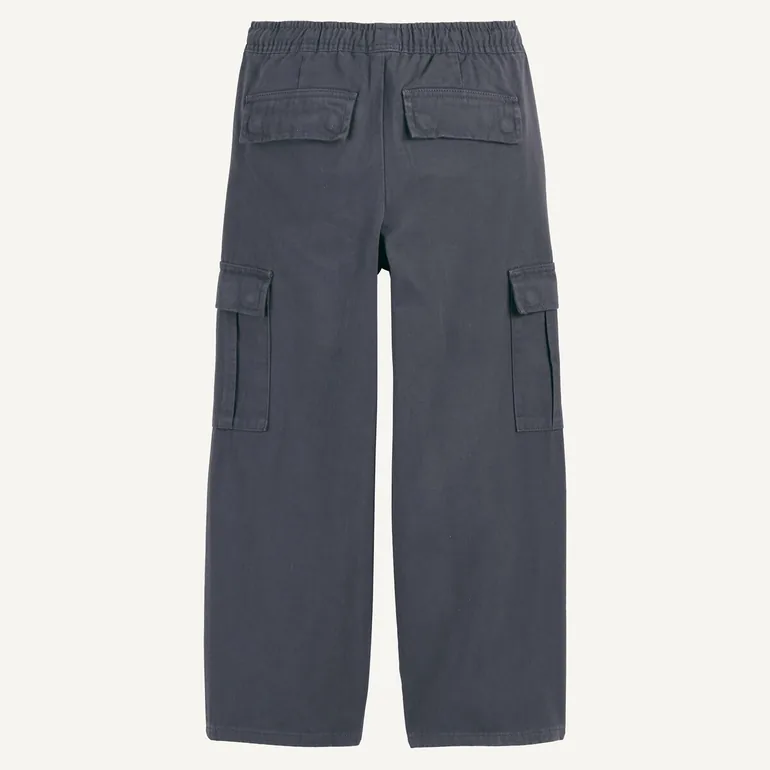 Cargo Trousers with Elasticated Waistband - 4