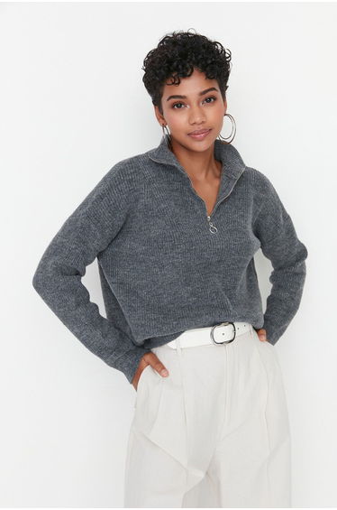 Sweater - Gray - Regular fit