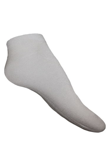 Panda Stick Womens/Ladies Bamboo Trainer Liner Socks (Pack Of 3) - White