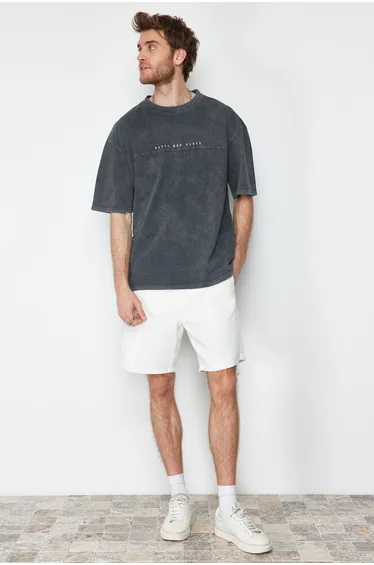 T-Shirt - Gray - Oversize