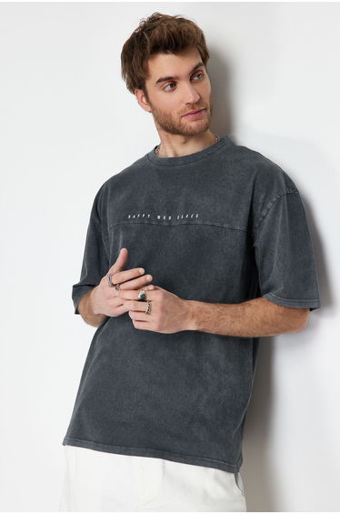 T-Shirt - Gray - Oversize