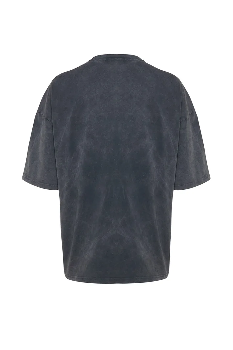 T-Shirt - Gray - Oversize - 8