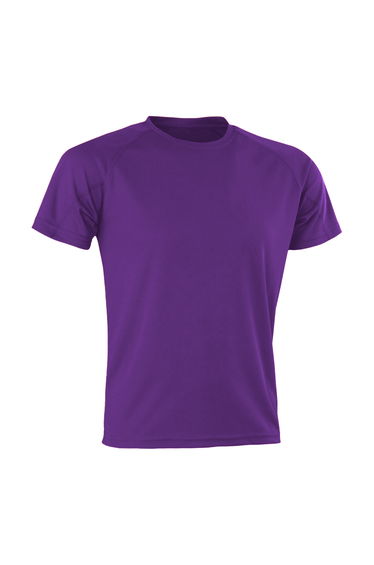 Spiro Mens Aircool T-Shirt - Purple