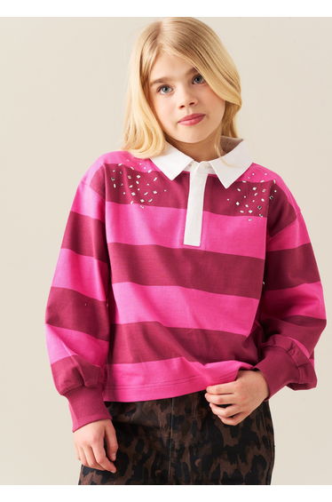 Marlie Jewelled Stripe Rugby