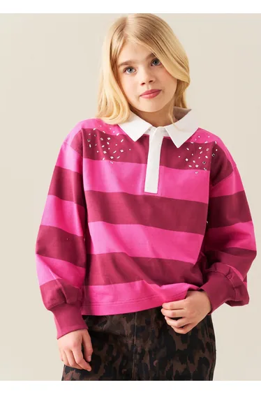 Marlie Jewelled Stripe Rugby