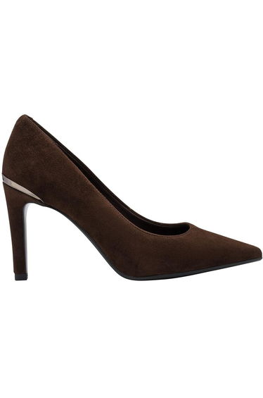 Pointed Suede Heels