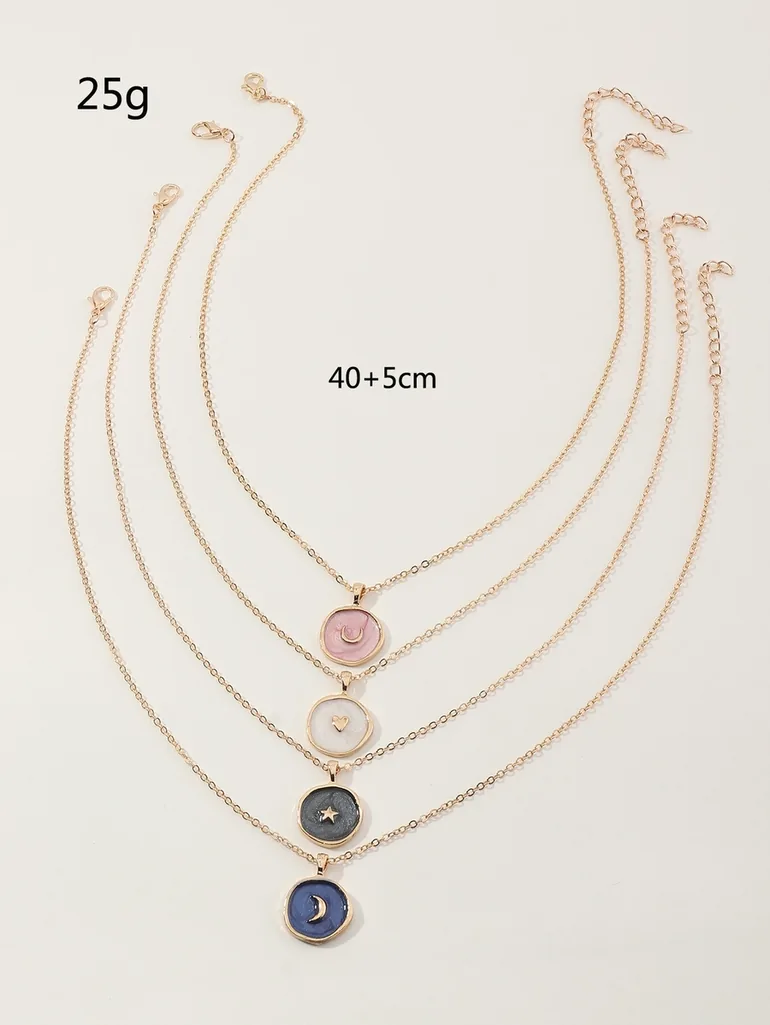Set of 4 - Assorted Pendant Necklace - 2