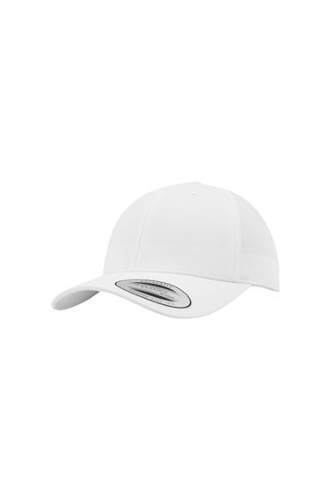 Flexfit Unisex Curved Classic Snapback Cap - White