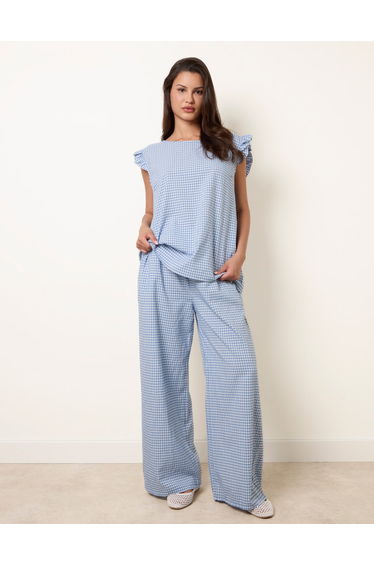 Two Piece Gingham Set