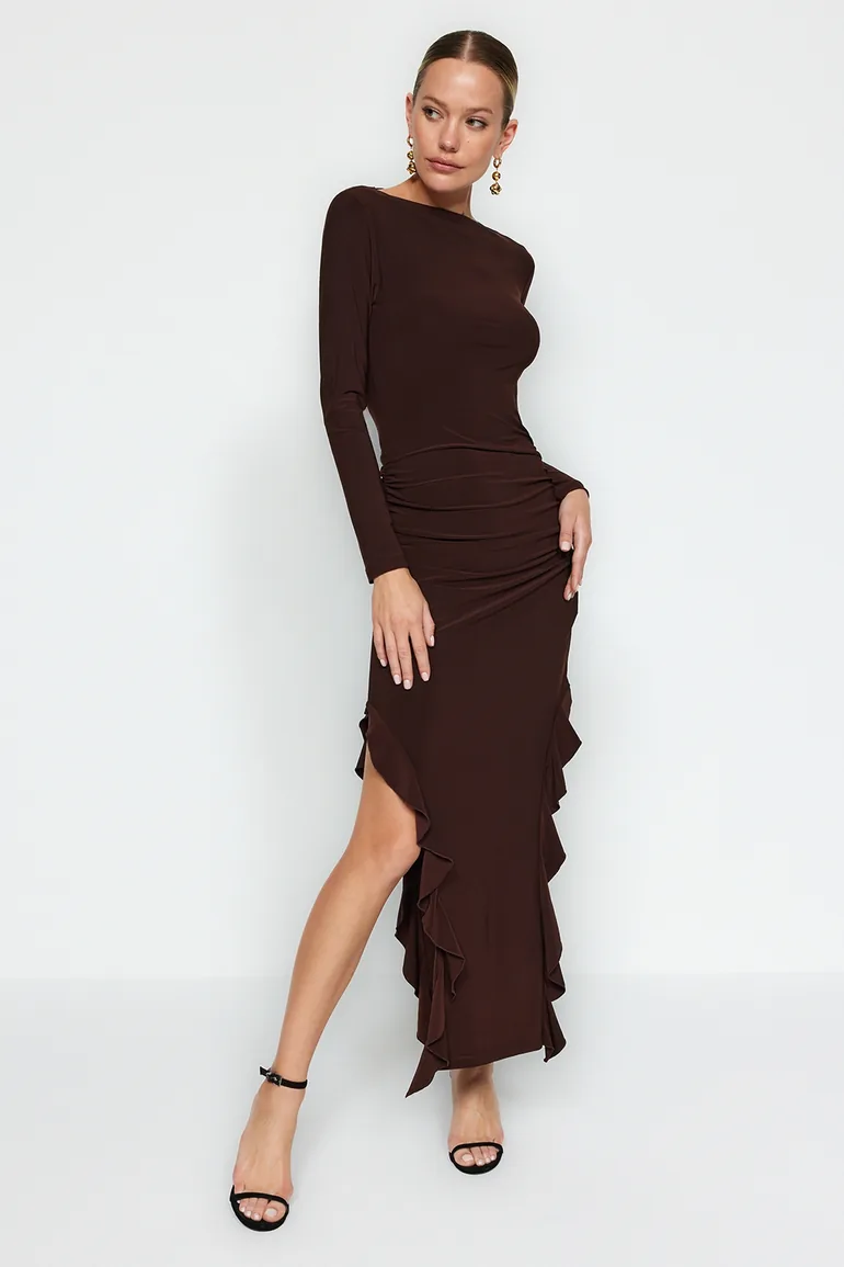 burgundy dress bridesmaids Brinley Burgundy Modest Bridesmaids Dress main image 0