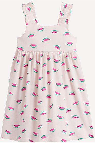 Watermelon Print Strappy Dress