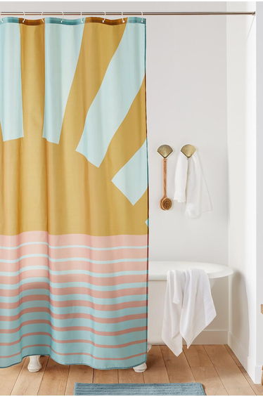 Listrado Patterned Shower Curtain