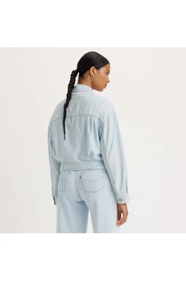 Women's Levis Lightweight Trucker Jacket in Blue