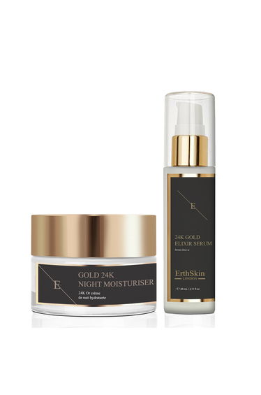 Anti-Wrinkle Elixir Serum 24k Gold + Anti-Wrinkle Night Moisturiser 24k Gold