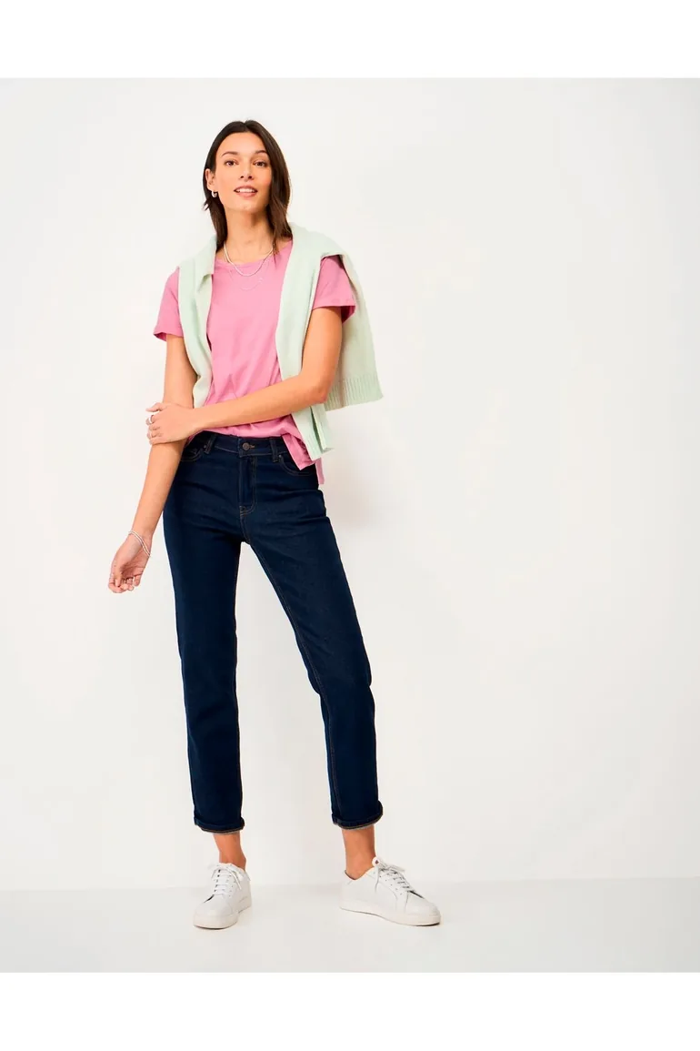 Perfect Crew Slub T-Shirt Pink - 1