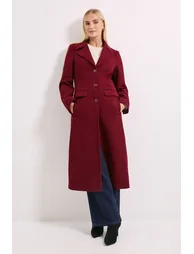 Twill Button Up Coat - 3