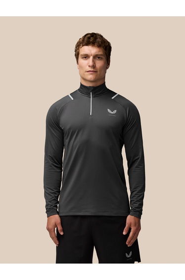 Apex Thermal Winterised 1/4 Zip Ls Top Gunmetal