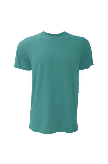 Canvas Unisex Jersey Crew Neck T-Shirt / Mens Short Sleeve T-Shirt - Deep Teal