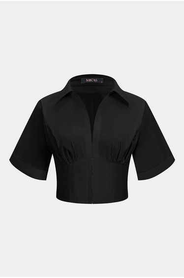V-Neck Short-Sleeve Shirt