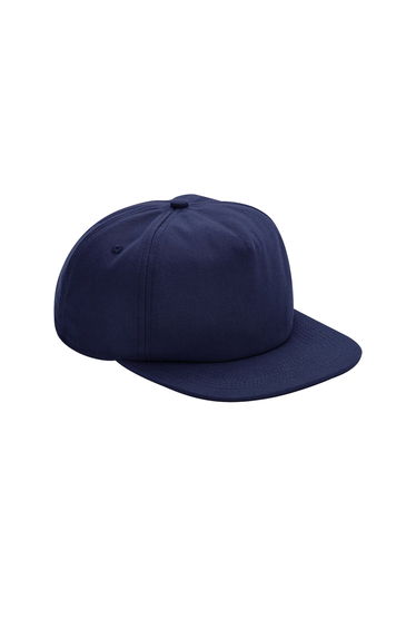 Beechfield 5 Panel Organic Cotton Cap - Oxford Navy