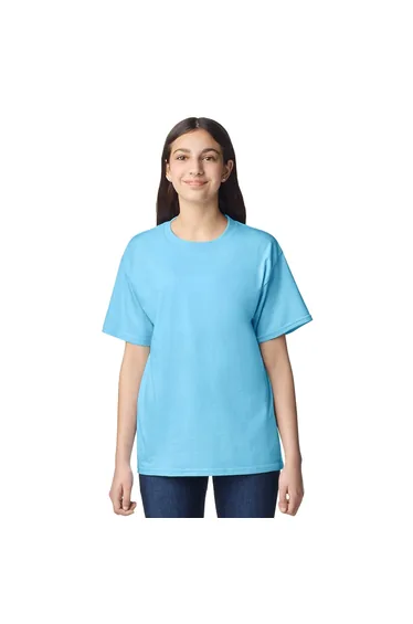 Gildan Childrens/Kids Plain Lightweight T-Shirt - Sky Blue