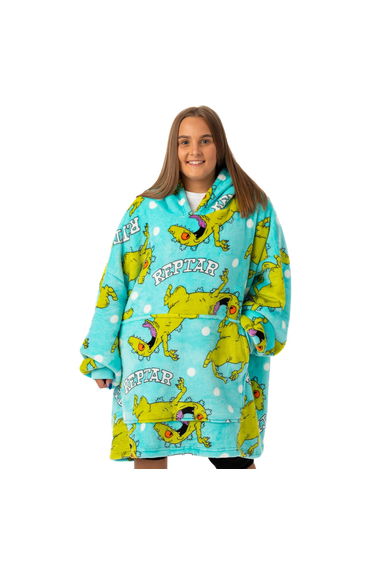 Rugrats Womens/Ladies Oversized Hoodie Blanket - Blue