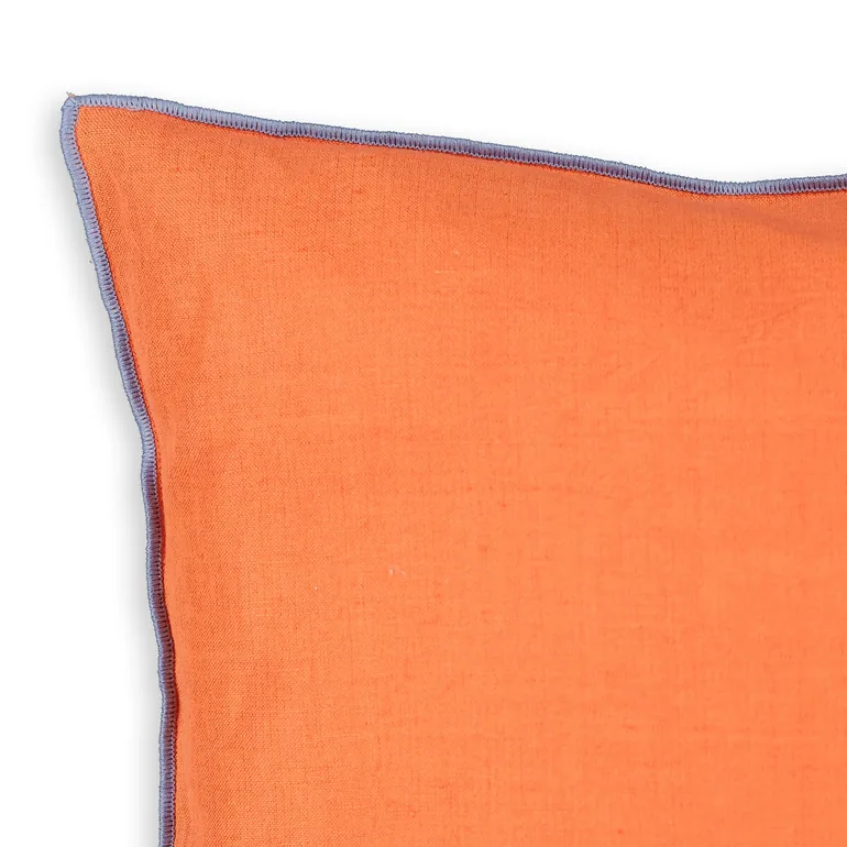 Warna Plain Linen/Cotton Cushion Cover - 1