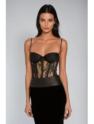 Camillus Lace Corset Maxi Dress - 4