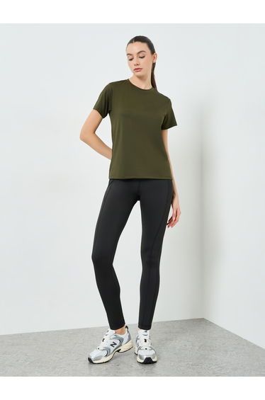 Textured Basic Short Sleeve Top